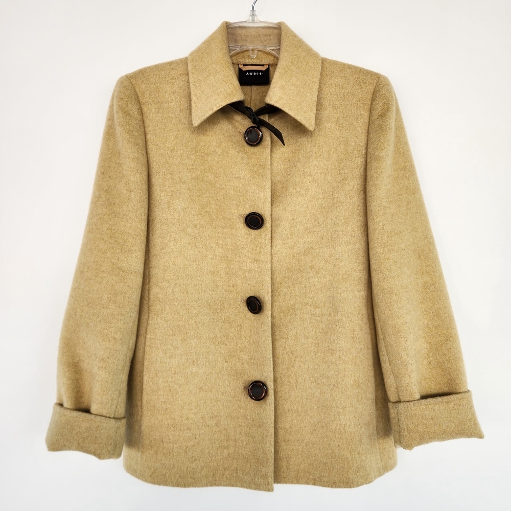Akris 100% Cashmere Coat